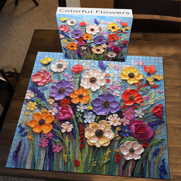 Fiori colorati puzzle puzzle 1000 pezzi